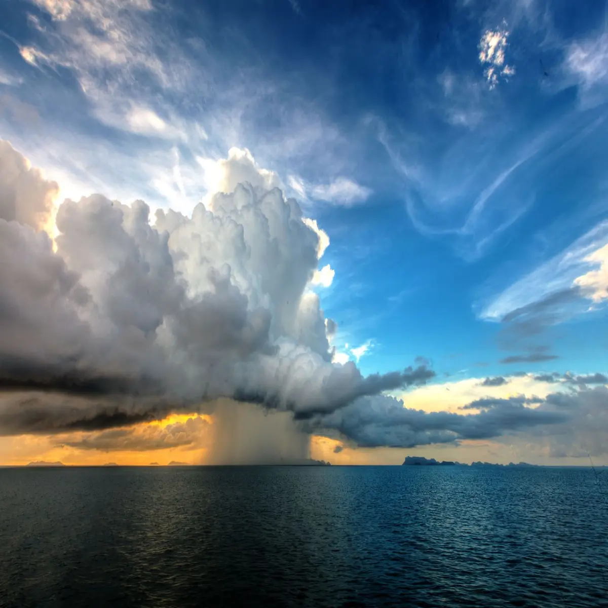 Storm over Angthong Marine Park, Surat Thani, Thailand