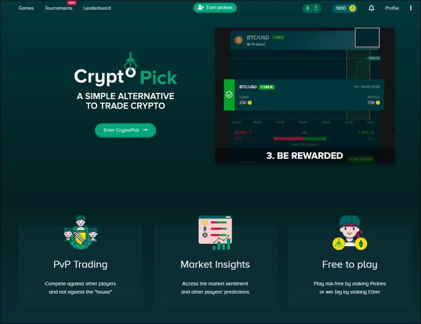 cryptopick main