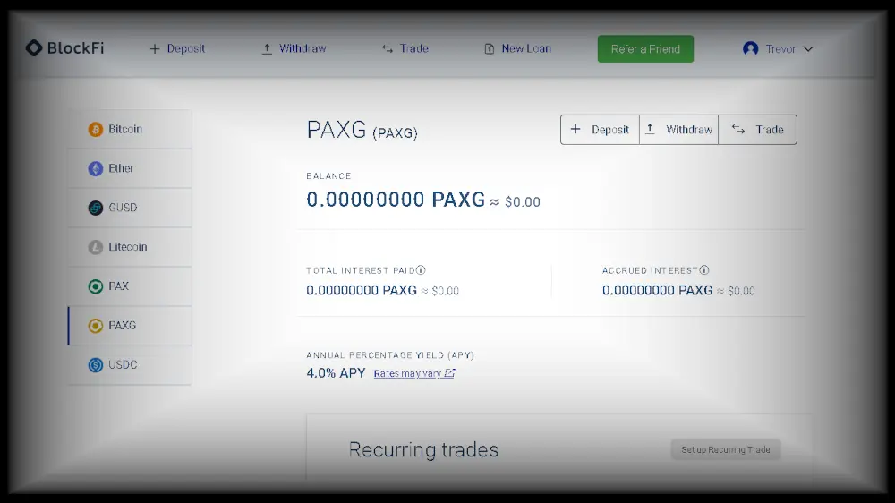 trevor balthrop pax gold bitcoin blockfi