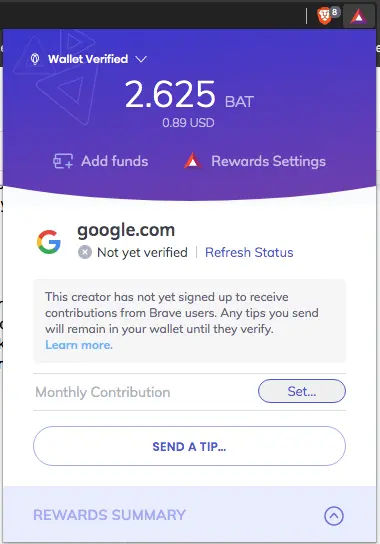 BAT Wallet