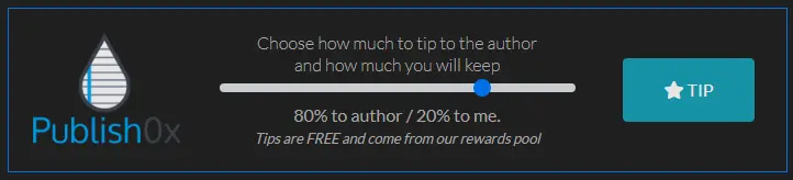 Dar una propina en Publish0x