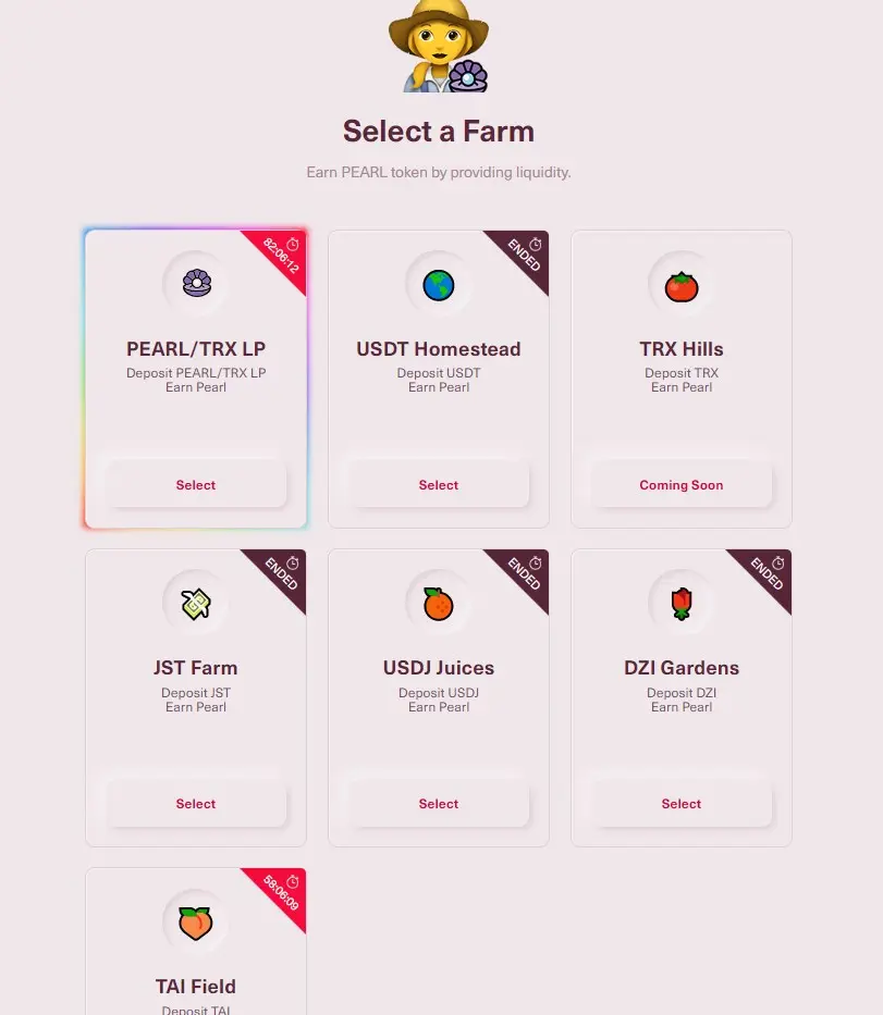 pearl.finance farms. Looks cute but don't be fooled.