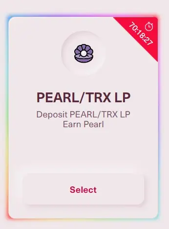 PEARL/TRX pool