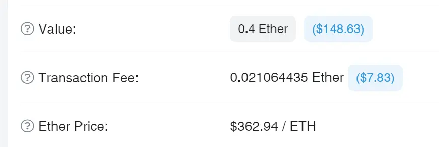 Buy in price