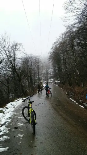 Girl Cyclist in Iran