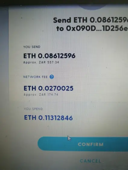 Them DAMN gas fees!