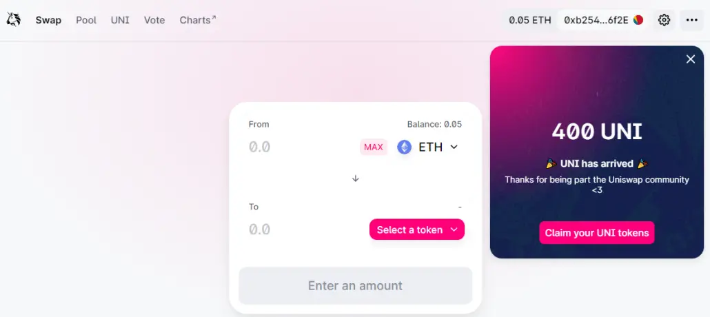 uniswap app