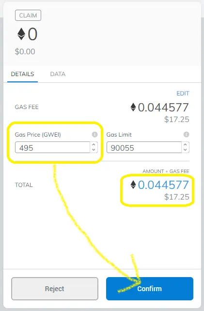 gas price