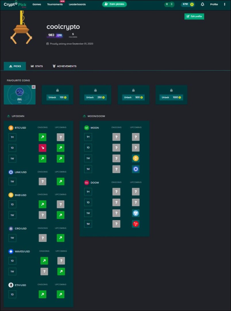 cryptopick profile 1