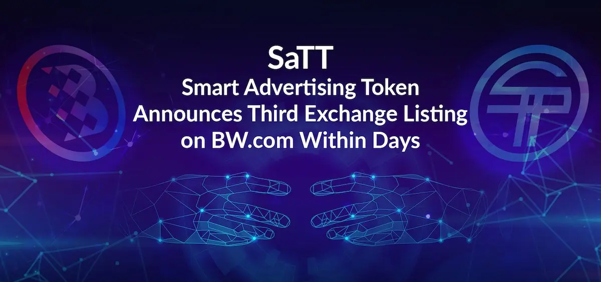 SaTT Token to be Listed on BW Exchange
