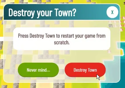 destroy town