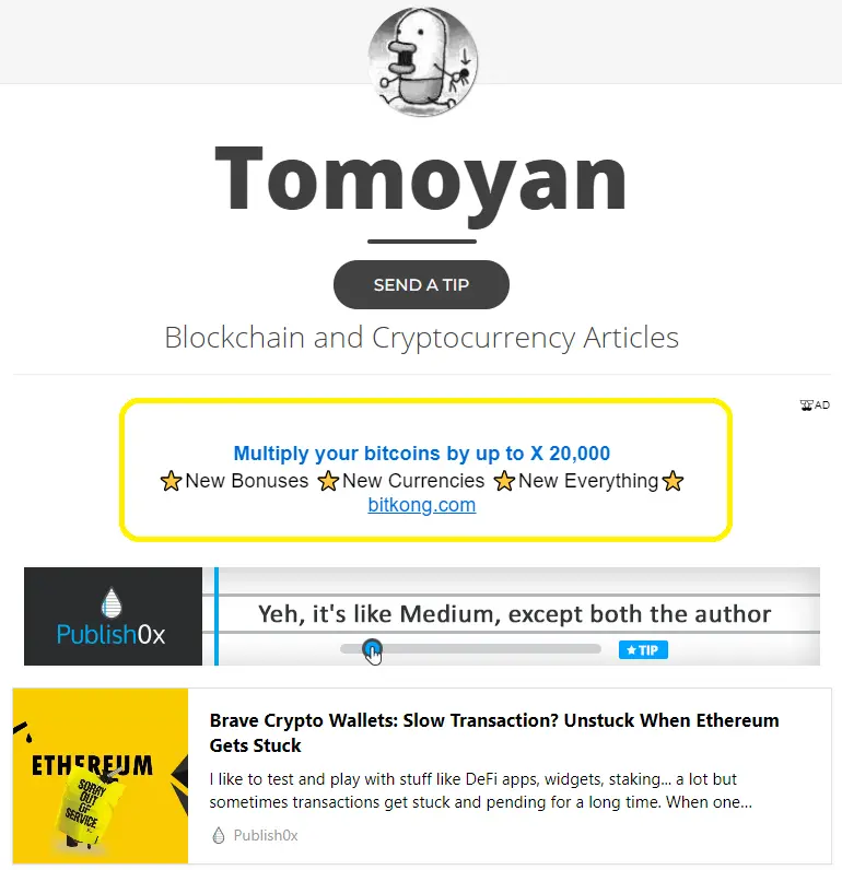 website banner