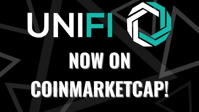 UNIFI DeFi now listed on CoinMarketCap!
