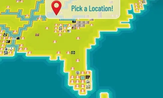 Town Star Pick a Location