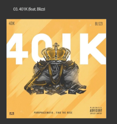 single 401k cover form find the rose