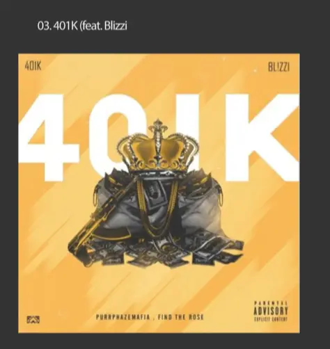 single 401k cover form find the rose