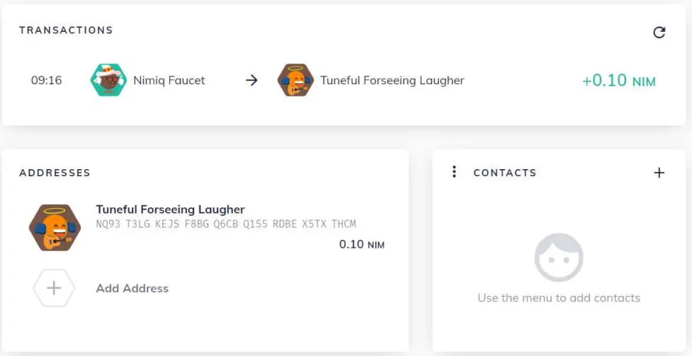 NIM faucet