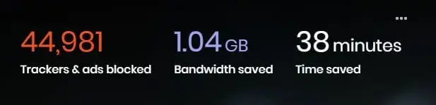 Brave data savings