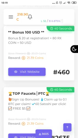 FaucetCrypto PTC