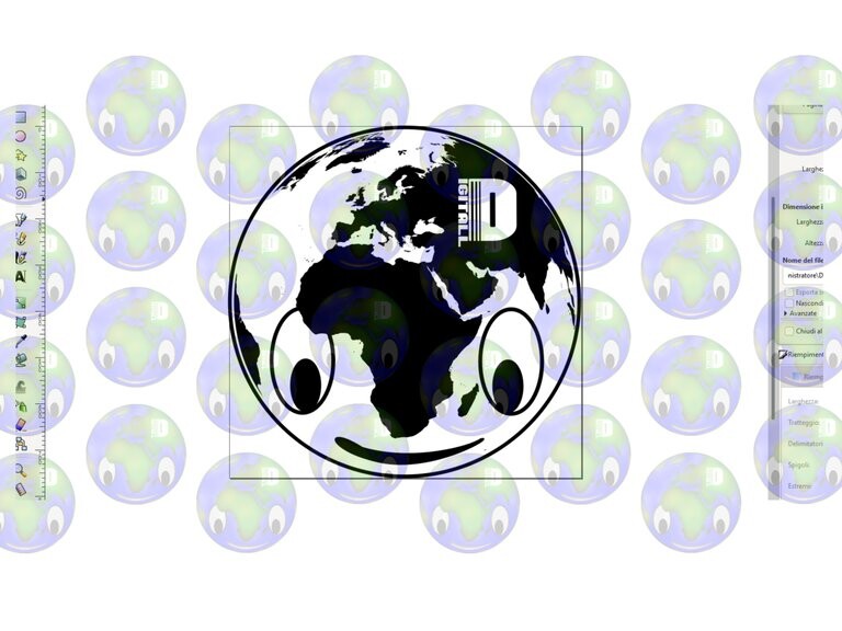 digitall icon black and white