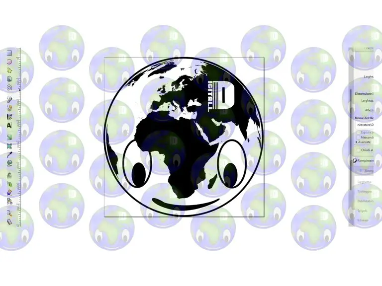 digitall icon black and white