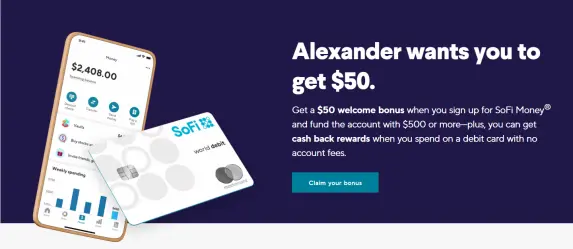 SoFi Money - Get $50 Free