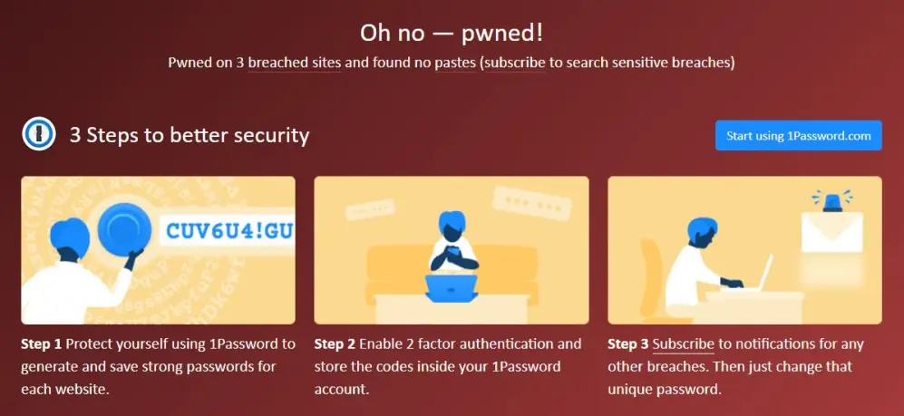 E-mail pawned