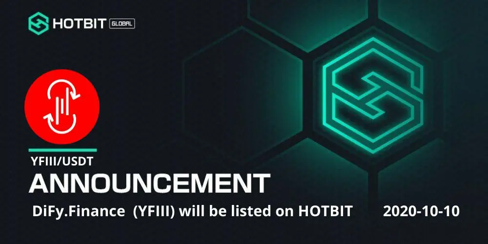 HotBit listing