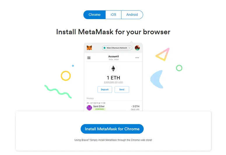 Install MetaMask OS/B