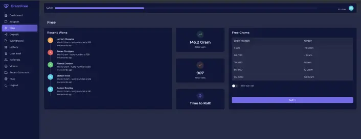 GramFree Free Roll