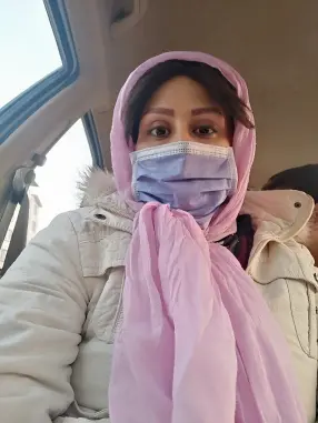 going to mountains at the car