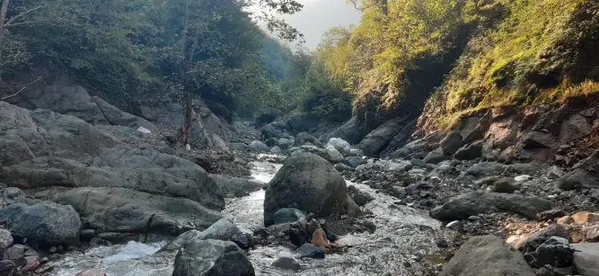 Nilrood waterfall in Jokandan, Talesh county of Iran