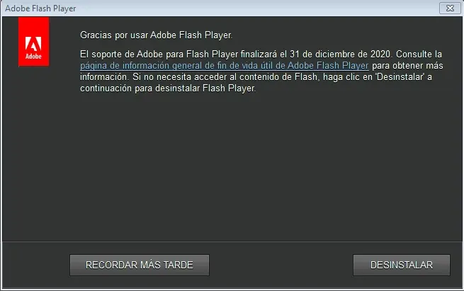 Adiós Flash