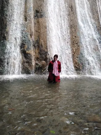 Nilrood waterfall in Jokandan, Talesh county of Iran