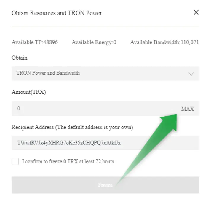 trx staking