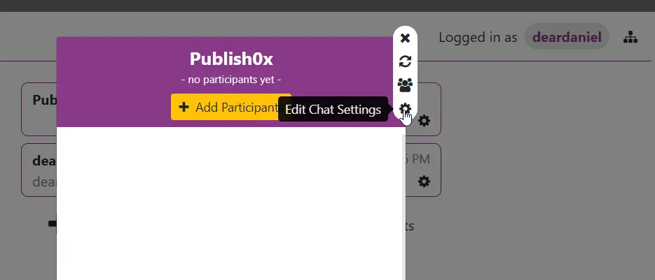 Edit Chat Settings