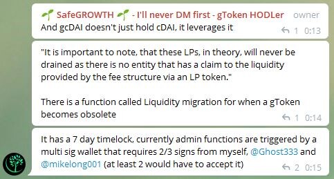 This point is quite IMPORTANT. basically, the protocol is lending DAI to Compound, borrowing DAI and lending DAI with the borrowed DAI