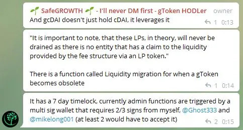 This point is quite IMPORTANT. basically, the protocol is lending DAI to Compound, borrowing DAI and lending DAI with the borrowed DAI