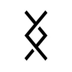 DRC Token's logo - the 'Inguz' Rune