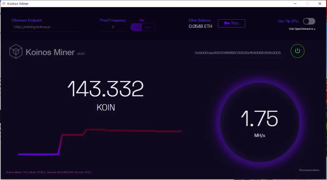 Koinos Miner