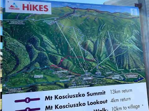 MTB routes and hikes around Mt Kosciuszko