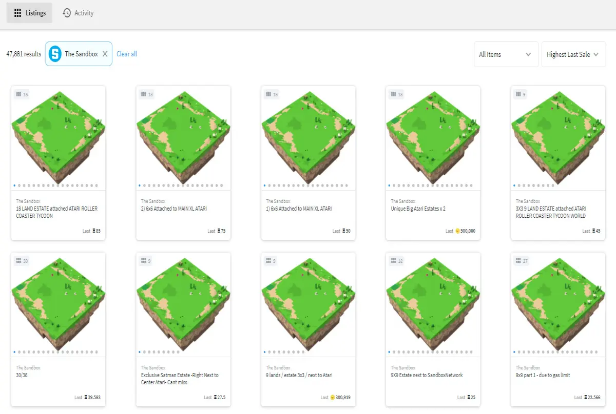 sandbox secondary sales image