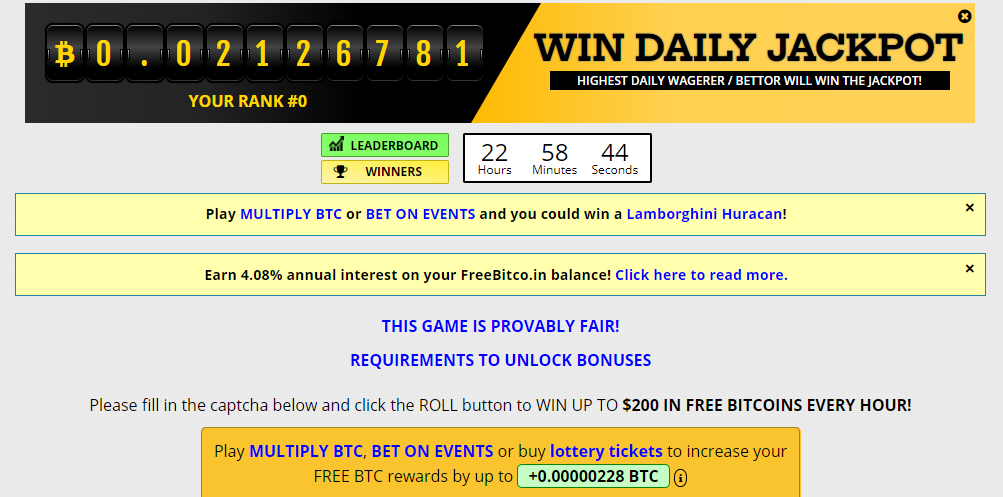 free bitcoins