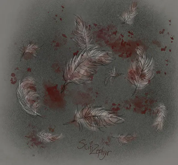 chicken carnage left by a predator