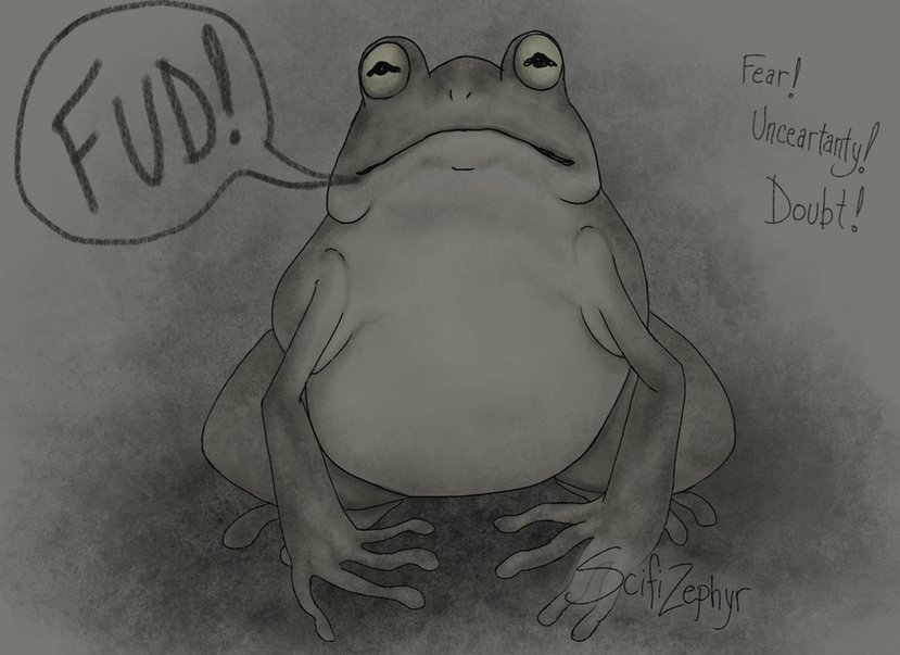 FUDding frog