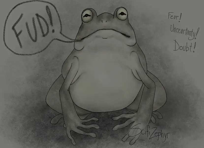 FUDding frog