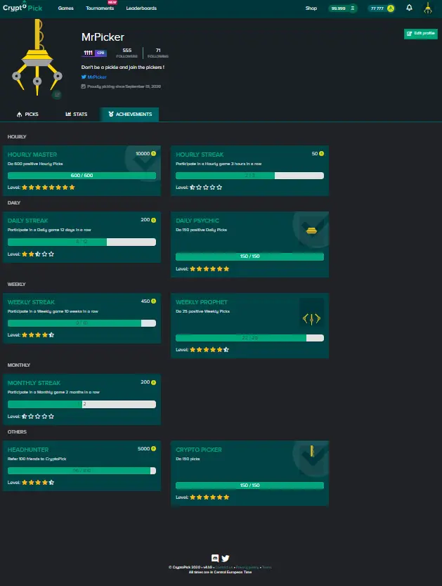 achievements