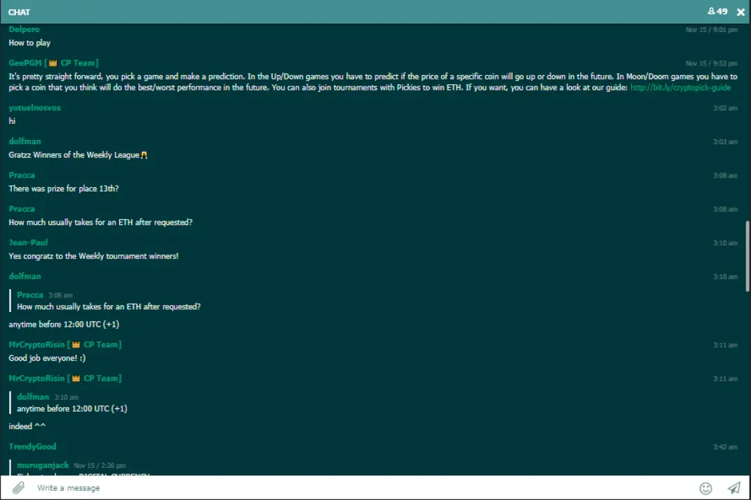 chat room