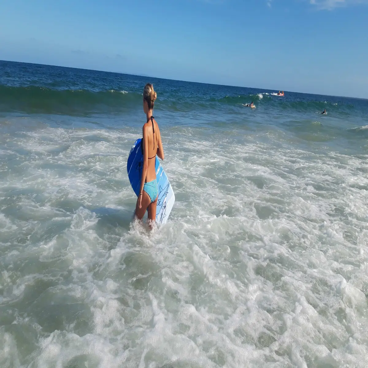 Anna Bodyboarding