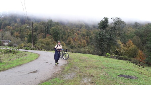 Cycling trip in nature, Kalab village, Talesh, Gilan, Iran